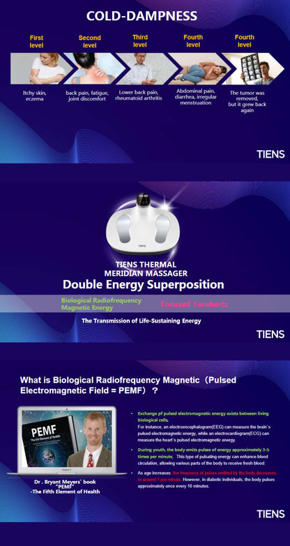 TIENS Thermal Meridian Massager (TS-THZ01) – Foot Relaxation & Blood Circulation with PEMF