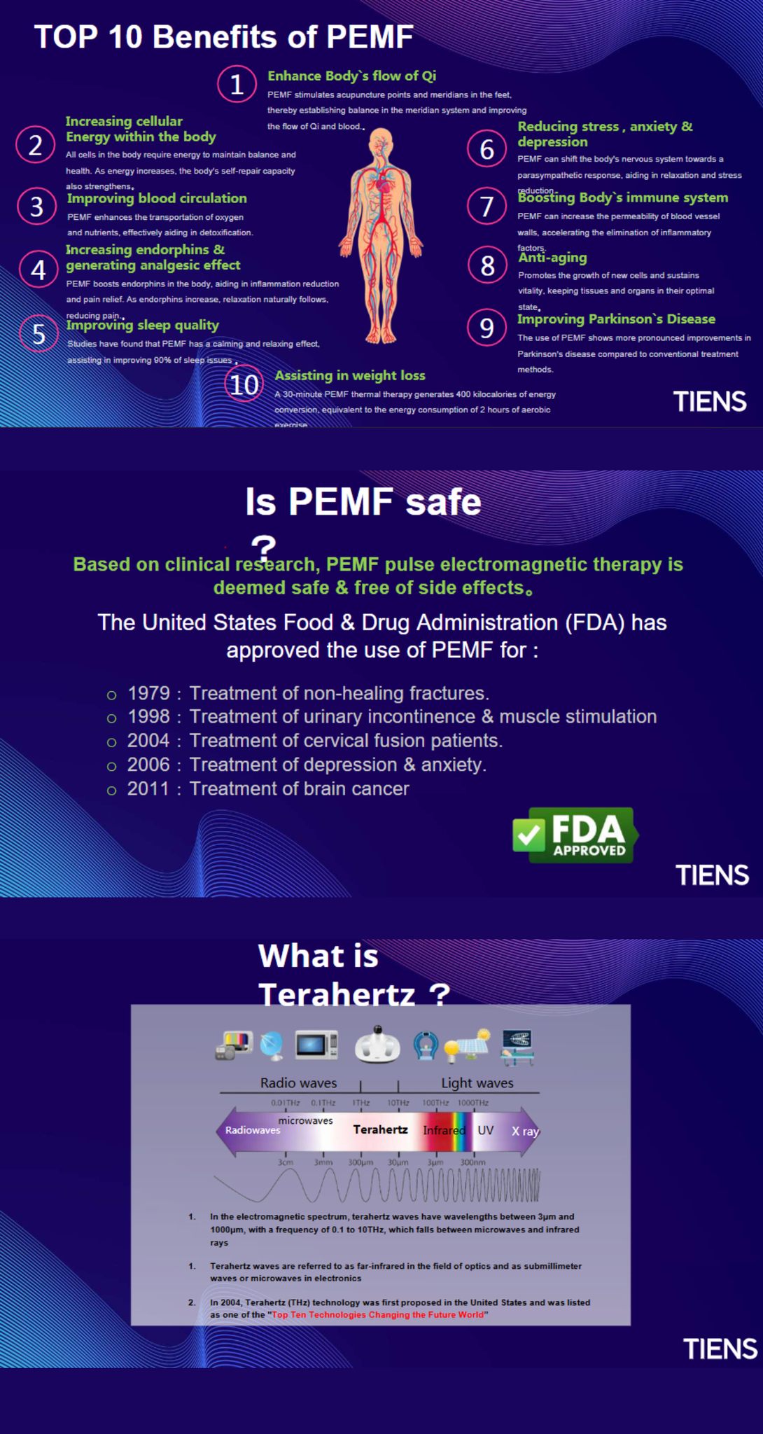 TIENS Thermal Meridian Massager (TS-THZ01) – Foot Relaxation & Blood Circulation with PEMF